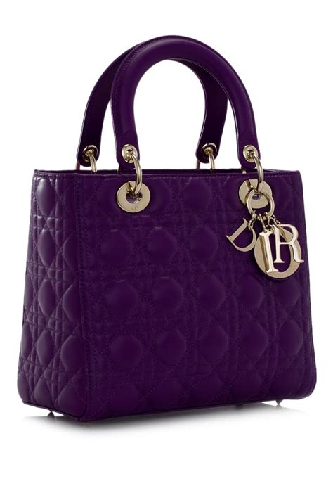 purple dior bag|lady dior pouch bag.